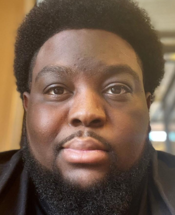 The bio image for fellow, Kyle Jamal Woods .